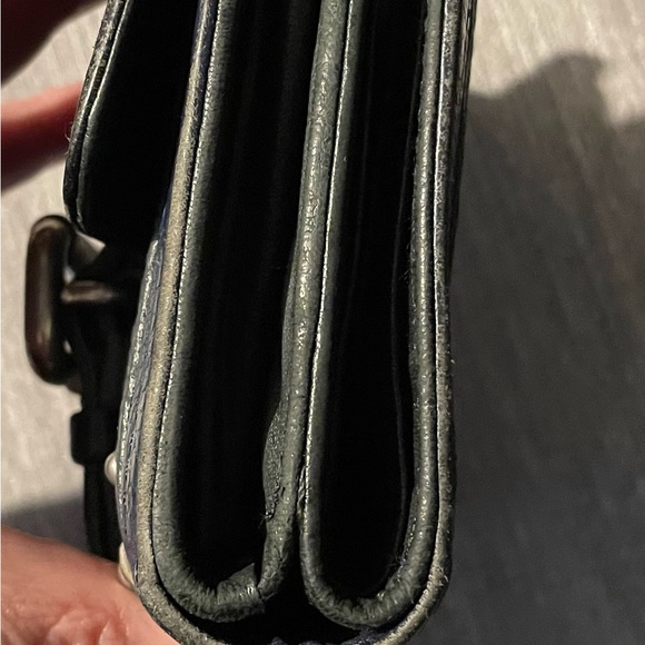 Chloe Navy Blue leather studded wallet - Picture 3 of 14